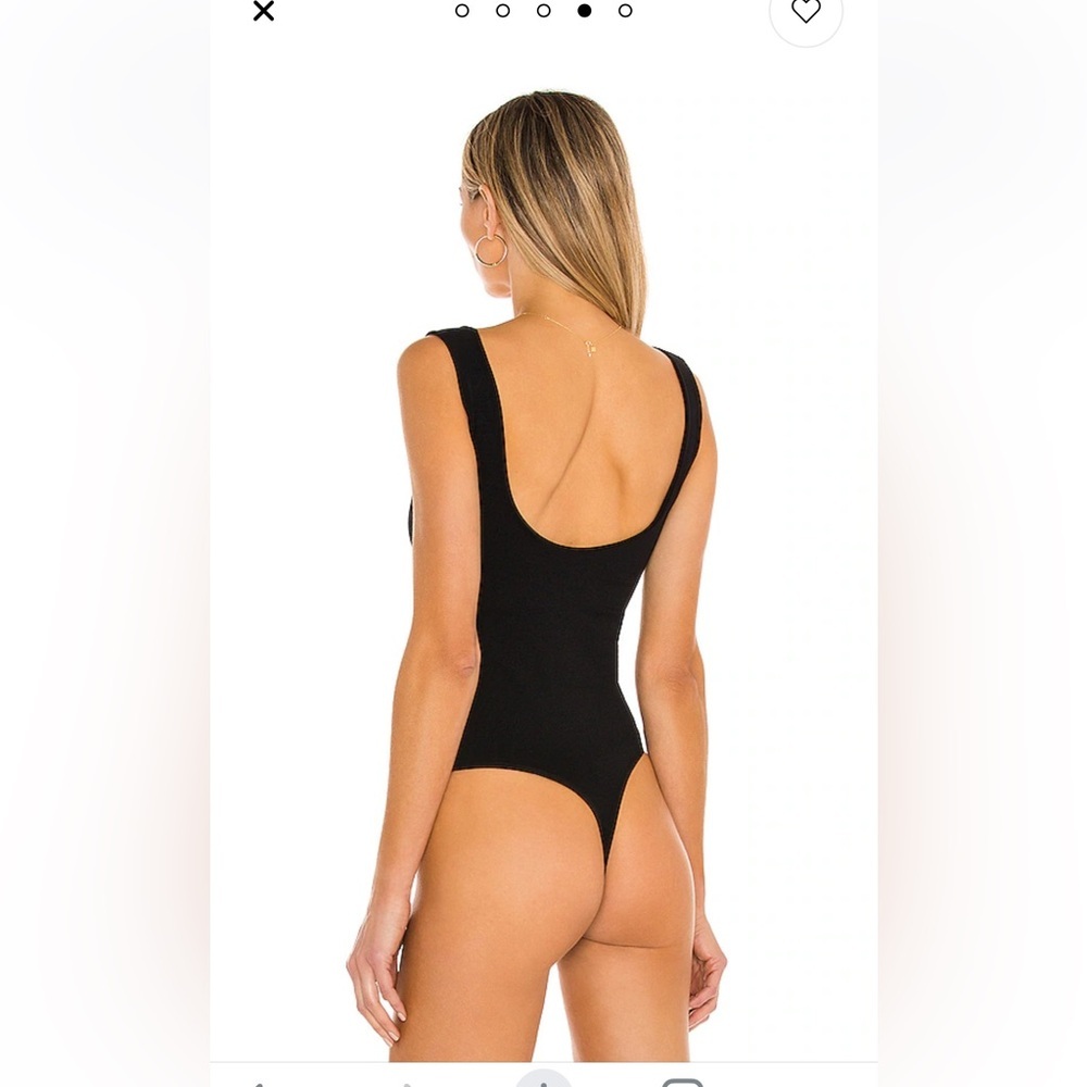 Free People Clean Lines Bodysuit Black Size XS/S Never Worn Perfect Condition - Picture 4 of 10